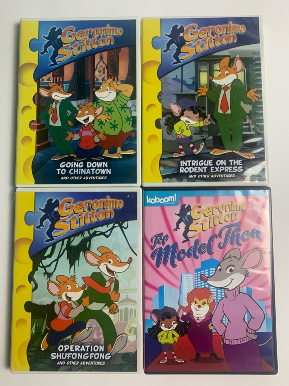 Geronimo Stilton Bundle (4)DVDs Based on the Popular Scholastic Children‎ Series